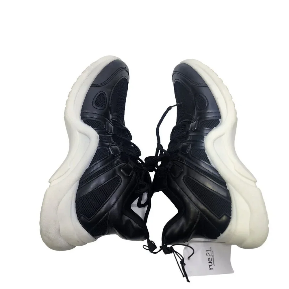 New‎ Rue 21 Black Athletic Shoes Women's Size 7
